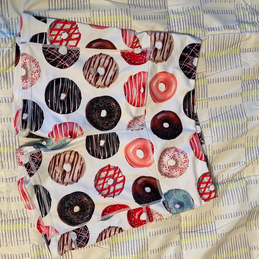 Donut Print Shorts
